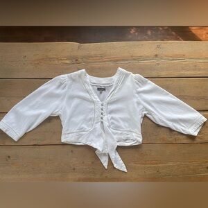 DL1961 Irving Place Top White